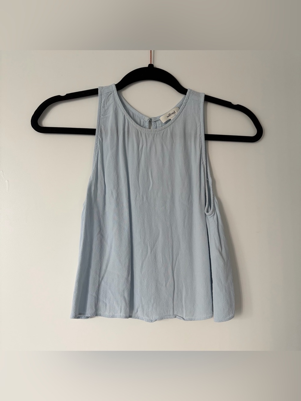 Aritzia Wilfred Blue Tank Top